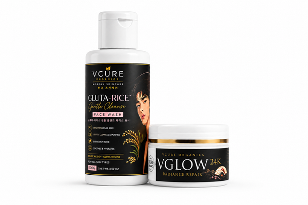 VCure Organics Skin Reversal Duo™ | Gentle Cleanse & Radiance Repair