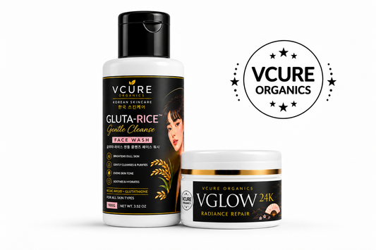 VCure Organics Skin Reversal Duo™ | Gentle Cleanse & Radiance Repair